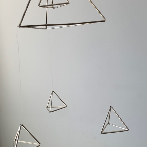 Silver Triangles Mobile - Picture 4 of 8